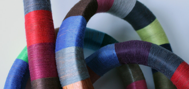 By a thread: Walking stick