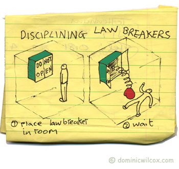 Disciplining law breakers